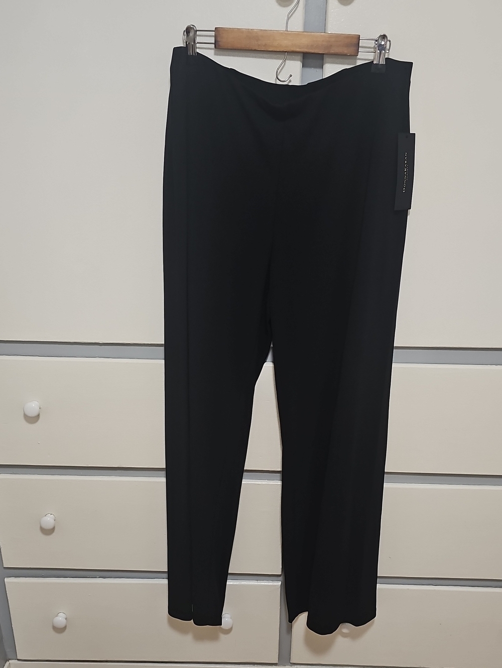 Donna Karan Black Women's Dress Pants - Straight Leg